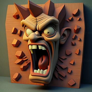 3D model Crash Twinsanity game (STL)